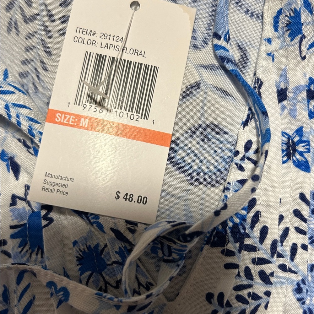 NWT STELLA PARKER PEASANT TOP M - Picture 10 of 10
